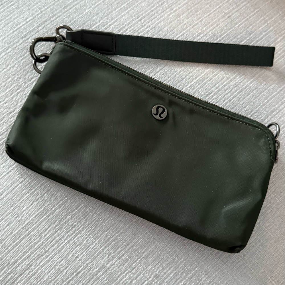 Lululemon Rainforest Green Wristlet